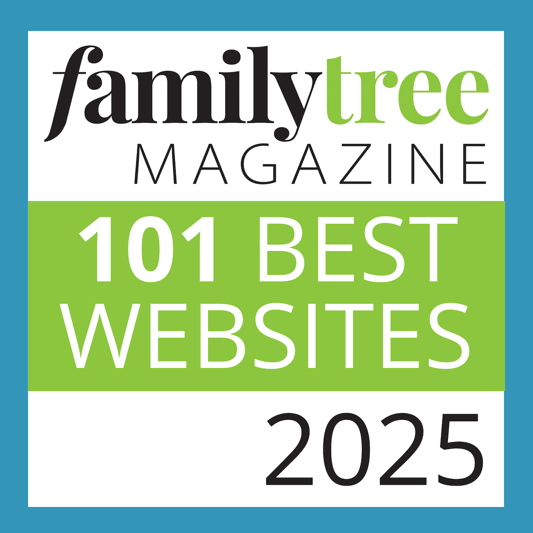 Family Tree Magazine named Goldie May one of the best 101 websites of 2025
